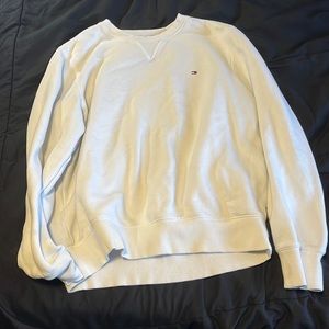 Tommy Hilfiger men’s crewneck white sweater (medium)